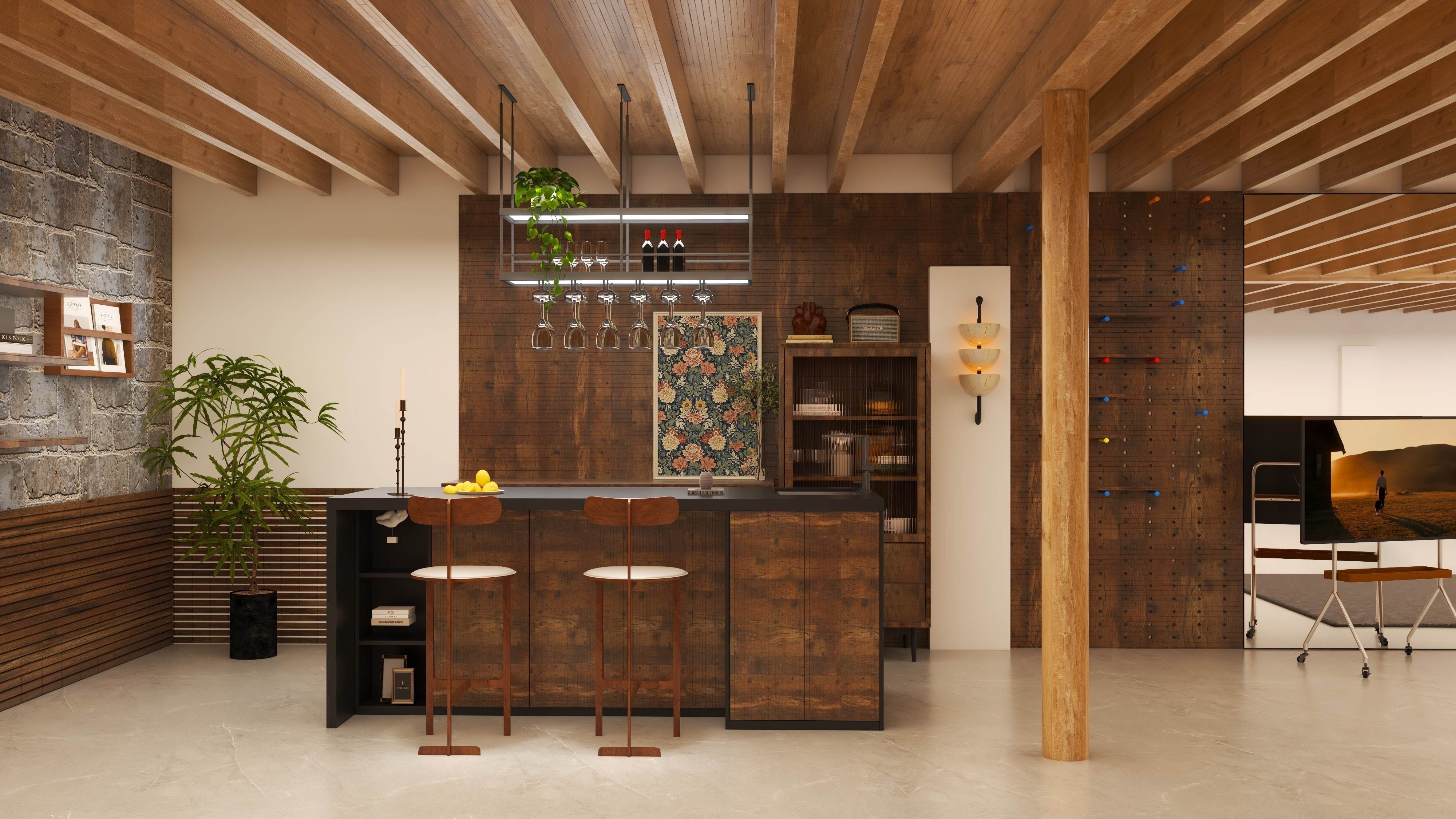 Natural wood style