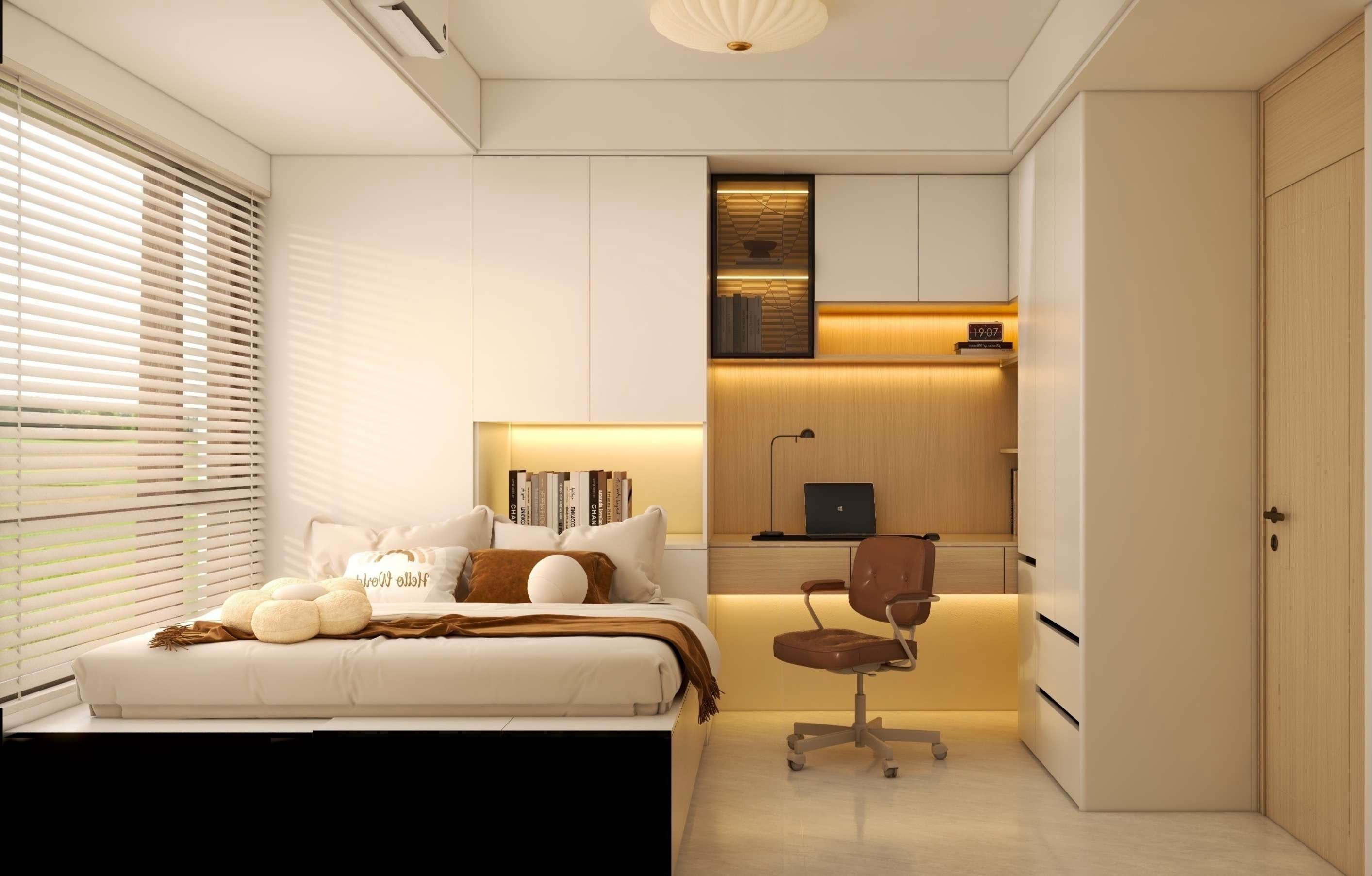 Modern log style home design 3